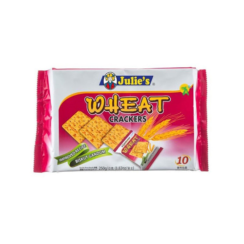 Julies Wheat Crackers Biscuit, 250G